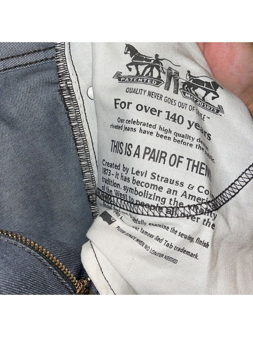 Levi Stratus’s & Co NWOT 514 Straight Fit Jeans - Picture 7 of 8